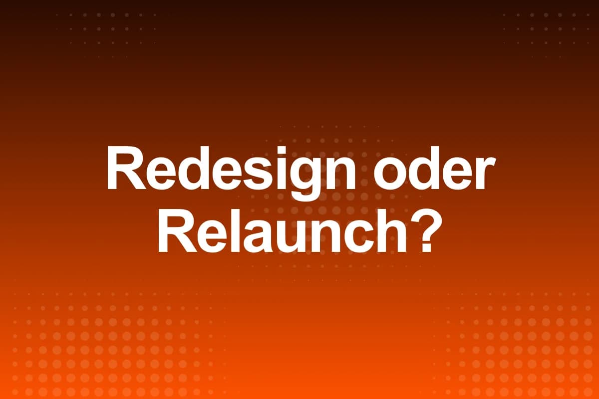 Cover graphic for “When is a relaunch worthwhile?”