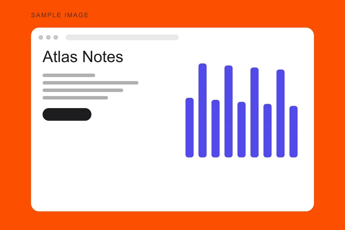 Platzhalter-Vorschau der Oberfläche von Atlas Notes