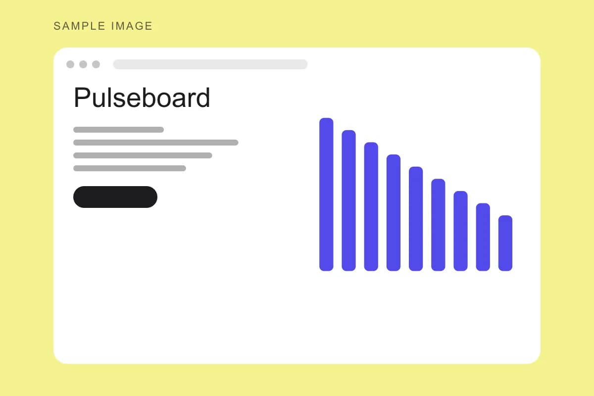 Platzhalter-Vorschau der Oberfläche von Pulseboard